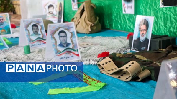 برپایی نمایشگاه دفاع مقدس در مسجد جامع قروه 