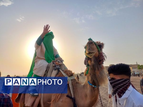 بازسازی واقعه غدیر در محله شهر قائم قم