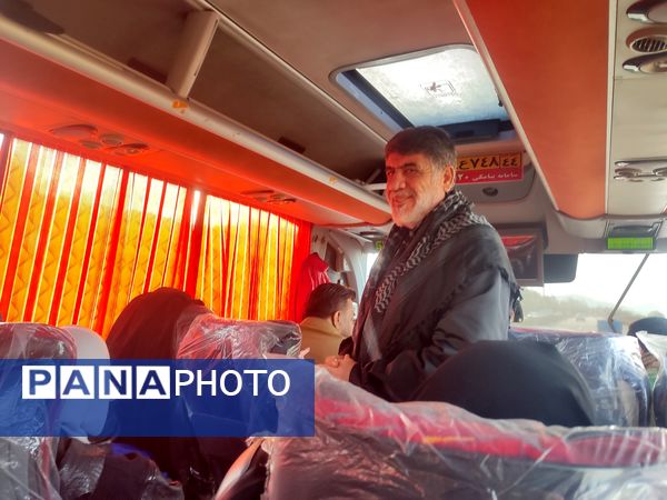 اعزام دانش‌آموزان دختر قائمشهری به اردوی راهیان نور