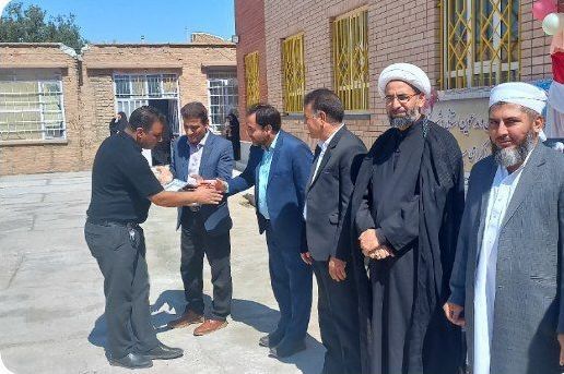 افتتاحیه آموزشگاه شش کلاسه در شهرستان باخرز