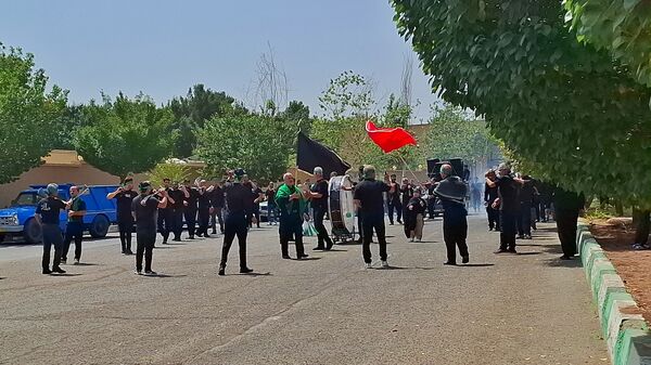 سوگواری روز عاشورا در شهر کهک قم