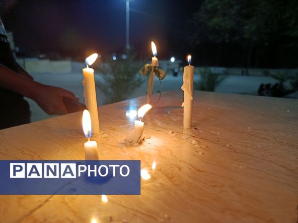 شام غریبان در امامزادگان سید محمد و سید نظام الدین شهرستان حاجی‌آباد