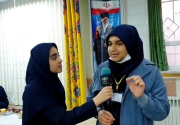 ضیافت افطاری «شهدایی» با حضور دانش‌آموزان دبیرستان حضرت فاطمه(س) قم 