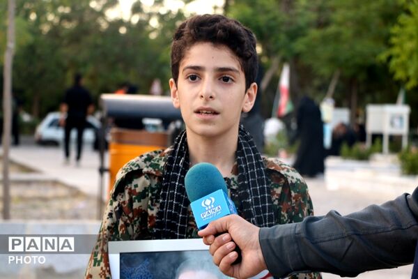 اولین سالگرد شهید کاظمی در بهشت رضا مشهد با حضور وزیر آموزش و پرورش