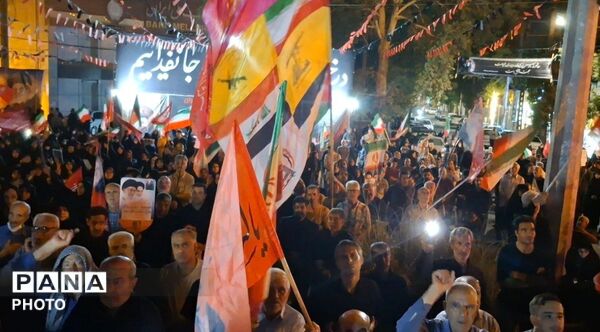 میدان شهر در شب اربعین حسینی
