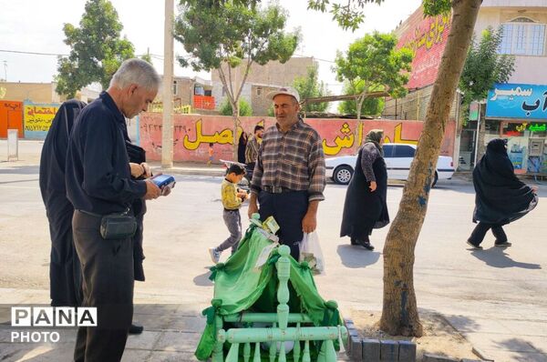 هیئت عزاداران و دسته وران در روز رحلت پیامبر اکرم (ص) و امام حسن مجتبی (ع) در شیروان 