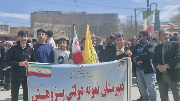 حضور پرشور مردم شهرستان سملقان در راهپیمایی روز قدس