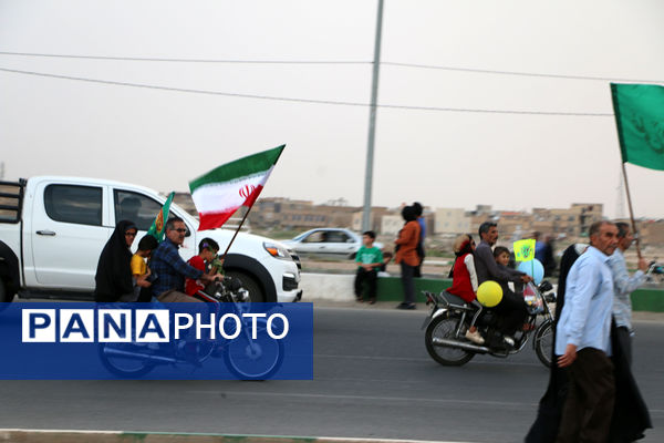 شادپیمایی مردم قم به مناسبت عید غدیر-1