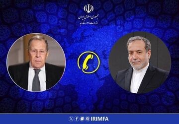 گفت‌وگوی تلفنی وزرای امور خارجه ایران و روسیه