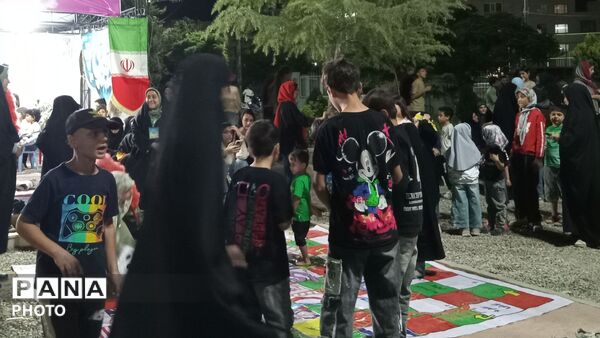 حضور مردم خستگی ناپذیر شهر فردوسیه پس از گذشت سه ماه ازشهادت رهبر عزیزمان