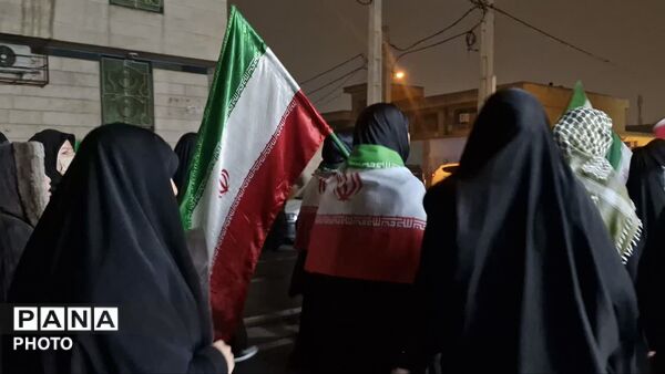 مردم محله انصار فریاد مقاومت در برابر تجاوزات اسرائیل را طنین‌انداز کردند
