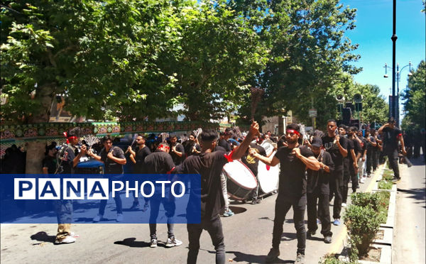 مراسم تاسوعای حسینی در شهرستان گالیکش