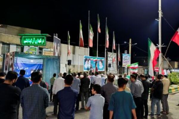 خروشی متحد مردم معمولان برای حمایت از نیروهای مسلح و مطالبه خونخواهی از آمریکا