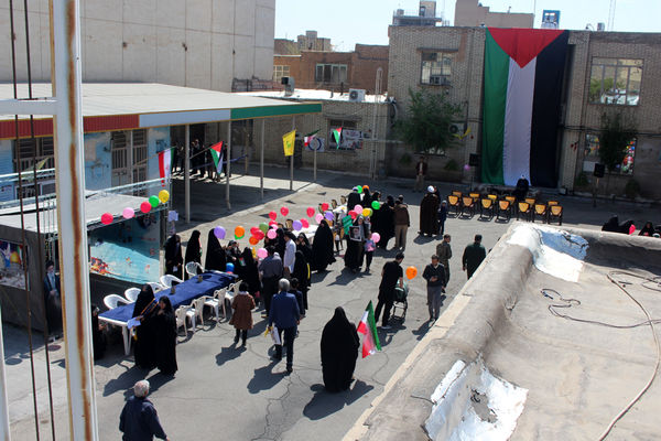 جلوه هایی شکوهمند از راهپیمایی روز جهانی قدس در قم