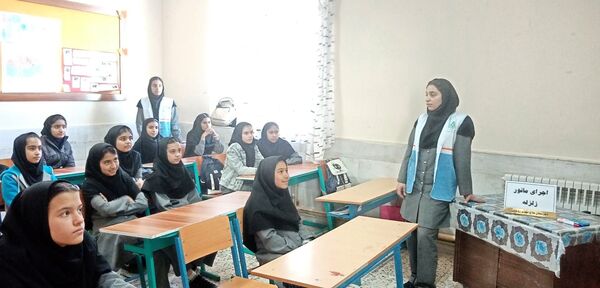مانور زلزله در دبیرستان حاج مهدی روحانی ارغا