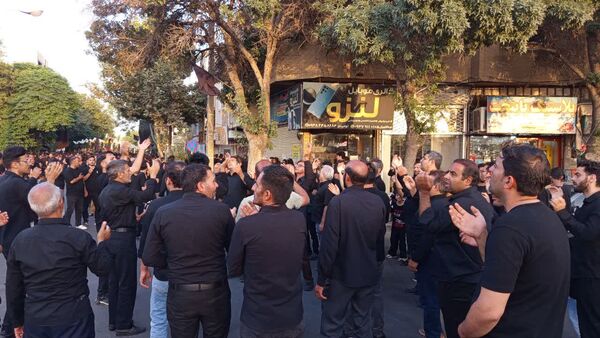 عزاداری عصر عاشورا در هیئت قوژد