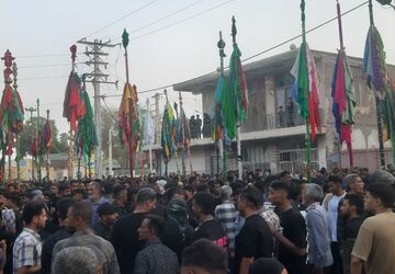 آئین سنتی علم‌‌‌گردانی با قدمت ۴۰۰ ساله در میناب