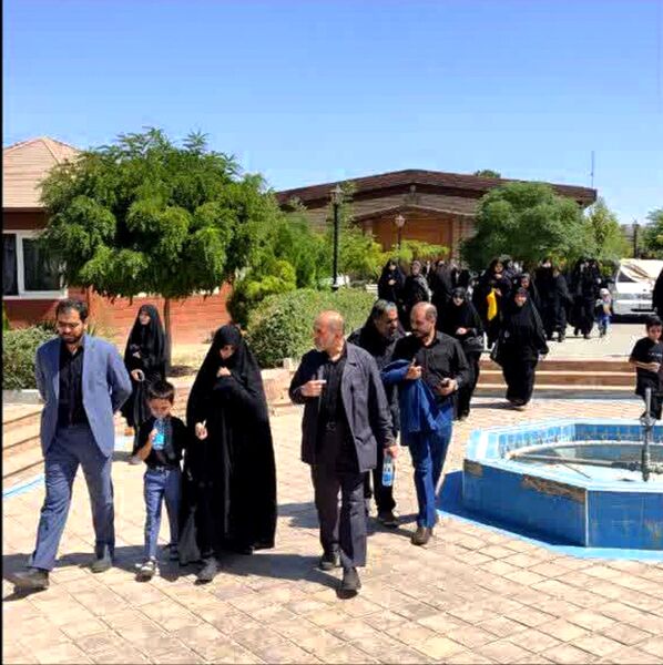 عزاداری رحلت حضرت رسول و امام حسن مجتبی علیه السلام در باغ اردوگاه خاتون مشهد
