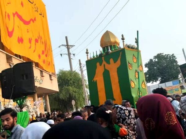 آیین سنتی منبر گردانی در شهرستان میناب 