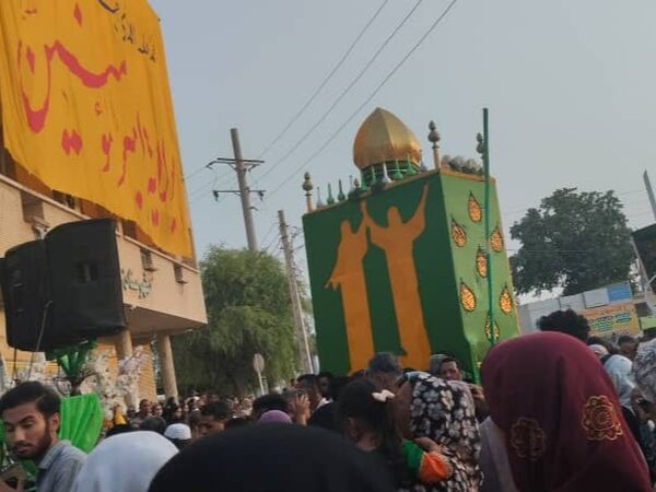 آیین سنتی منبر گردانی در شهرستان میناب 