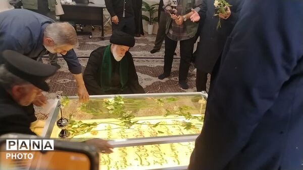 گلباران مزار شهید شیخ فضل الله نوری در قم