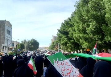 حماسه حضور مردم جیرفت در راهپیمایی ۲۲ بهمن؛ نمایشی از اتحاد ، ایمان و انقلاب