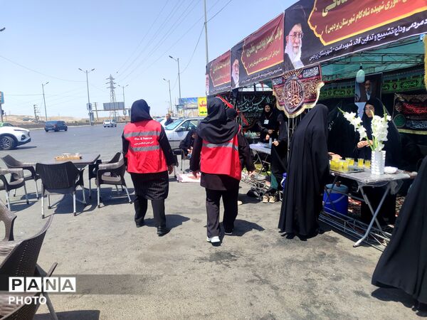 مدارس اسکان و موکب های پذیرایی در پردیس