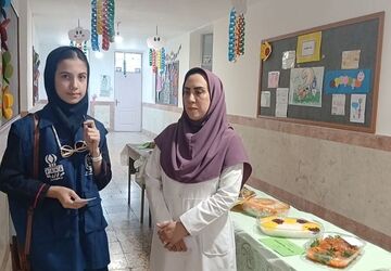 جشنواره‌ای از طعم و اصالت در دبستان دخترانه استثنایی نور۲ وحیدیه