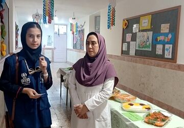 جشنواره‌ای از طعم و اصالت در دبستان دخترانه استثنایی نور۲ وحیدیه