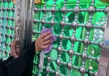 مراسم غبارروبی امام‌زاده میرحیدرشاه نقنه