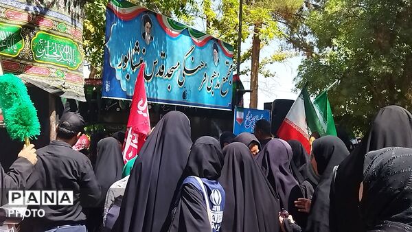گذری بر موکب مسجد قدس در پیاده روی جاماندگان اربعین حسینی نیشابور‌ 