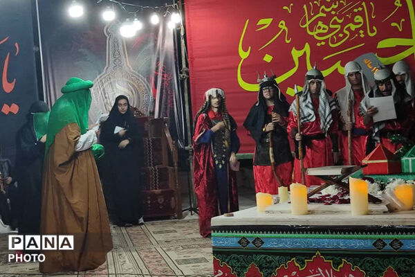 سوگ شب هشتم محرم در جوار مزار شهید گمنام آموزش و پرورش فارس