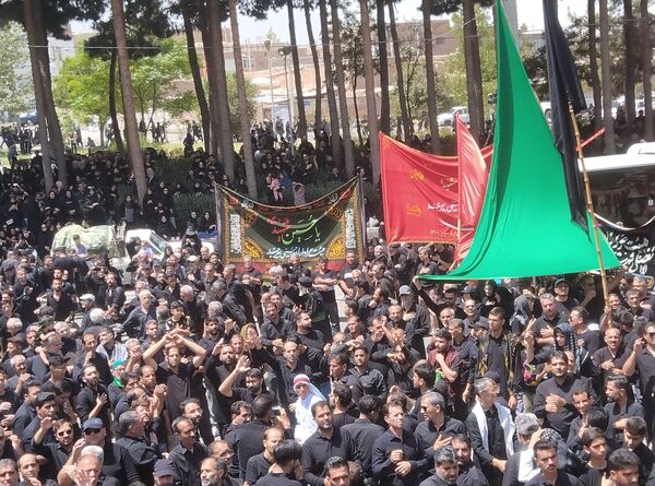 عزاداری عاشورای حسینی در میدان قتلگاه بیرجند 