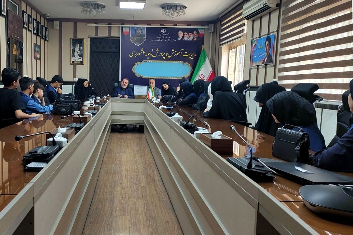 جلسه هماهنگی خبرنگاران پانا ناحیه دو شهرری جهت پوشش خبری مراسم وداع و تشیع رهبر شهید انقلاب