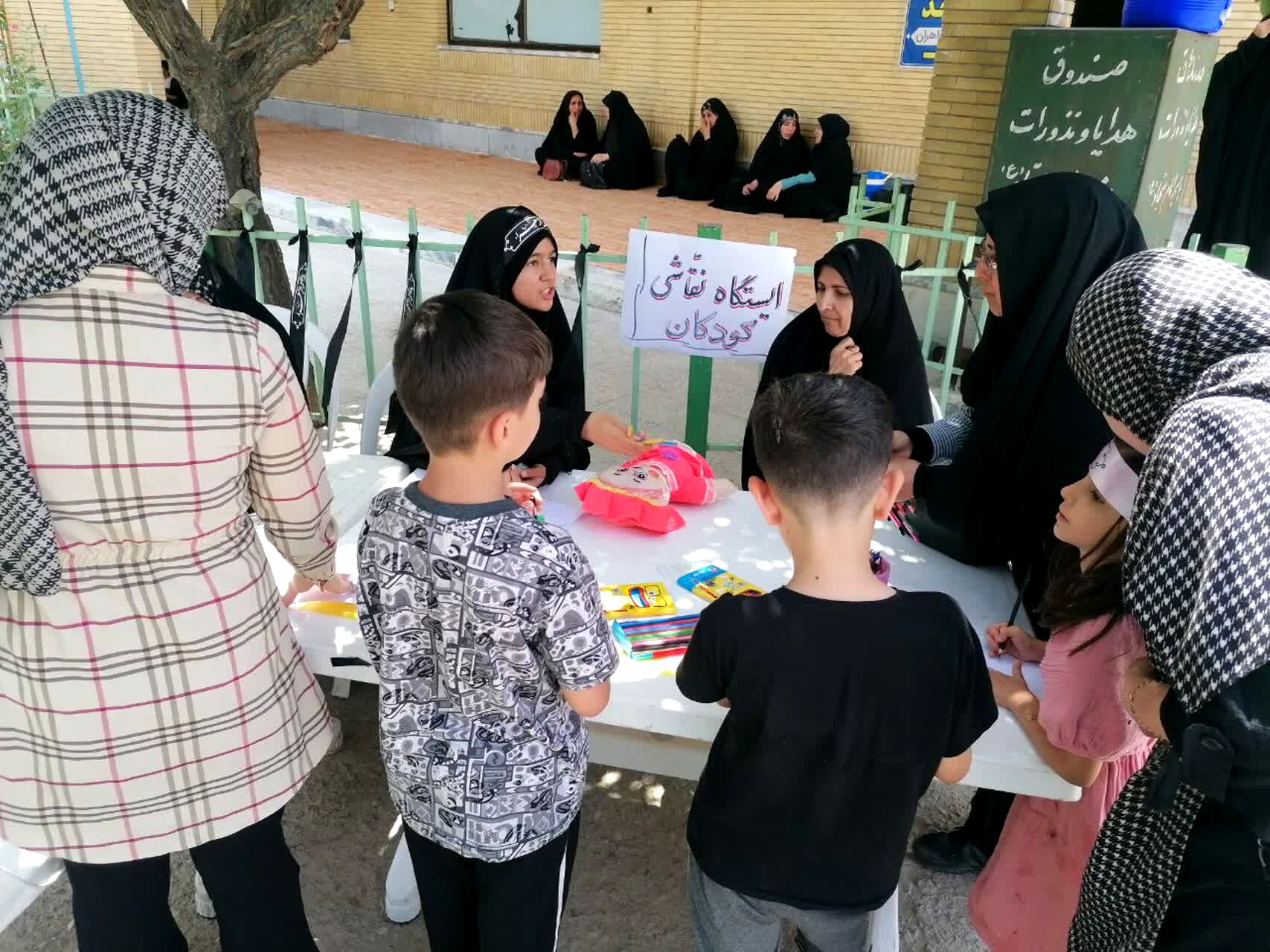 برپایی موکب عاشورایی اربعین حسینی در شیروان