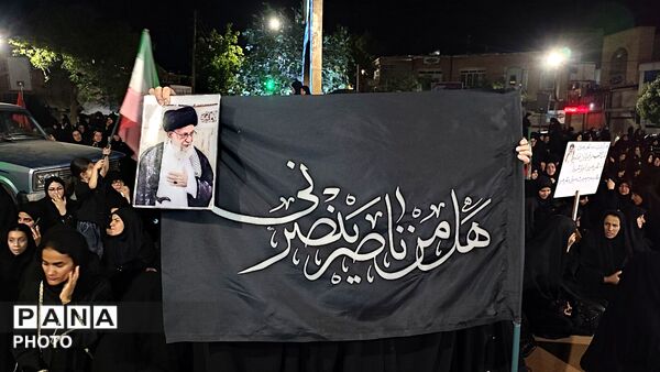 حضور پرشور  نوجوانان در مراسم سوگواره احلی من العسل 