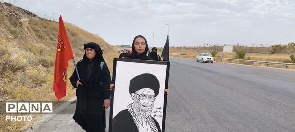 صدای پای عاشقان؛ از فلکه فرودگاه تا حرم امامزاده جعفر(ع)