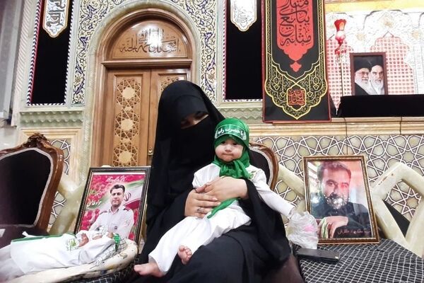 نذر نوزادان به یاد 6 ماهه شهید کربلا