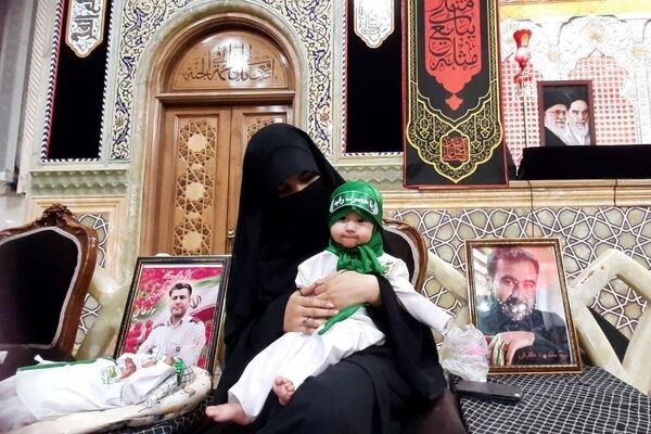 نذر نوزادان به یاد 6 ماهه شهید کربلا