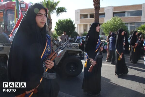 رزمایش امام رضایی های یزد
