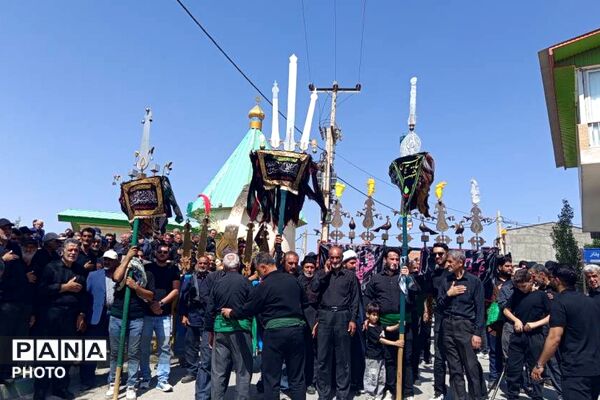 عزاداری باشکوه عزاداران حسینی در شهرآباد با حضور چهار روستا