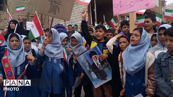 راهپیمایی روز جهانی قدس در شهر بار نیشابور