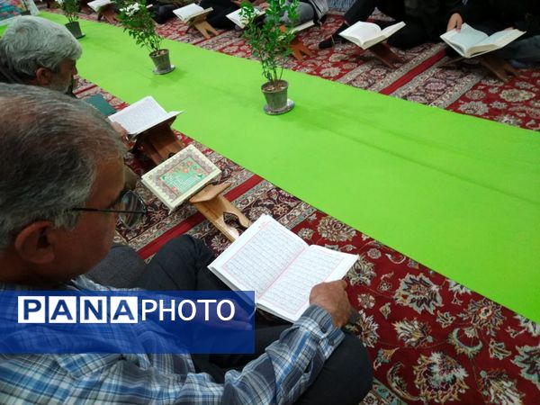 جزء خوانی قرآن کریم در شهرستان خلیل آباد و شهر کندر