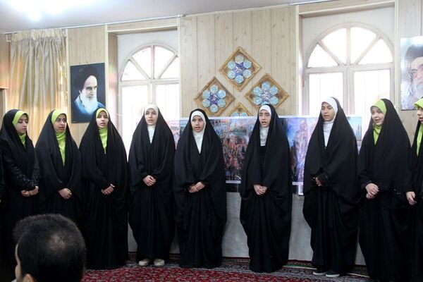 مراسم ماها در هنرستان آیت الله صدر ناحیه یک شهرری