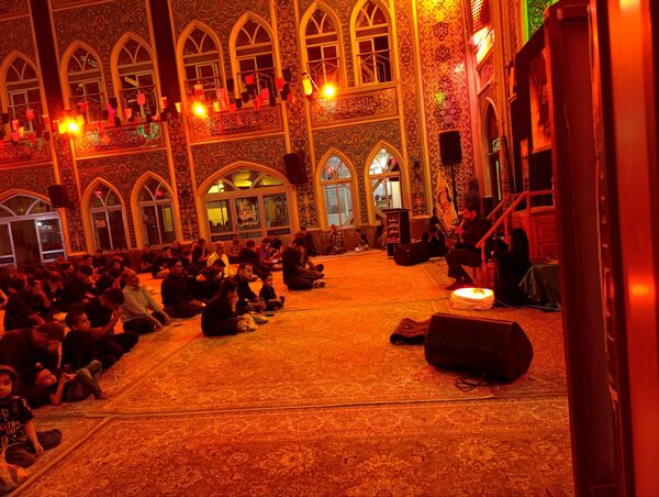 برگزاری مراسم شب سوم عزاداری اباعبدالله(ع) در تکیه ابوالفضلی نیشابور
