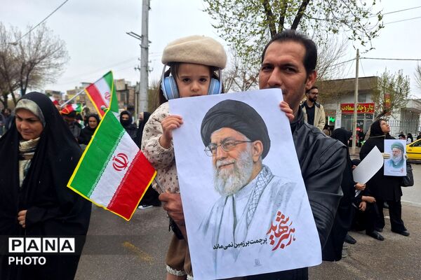 راهپیمایی روز قدس و تشییع شهید اقتدار در مرودشت