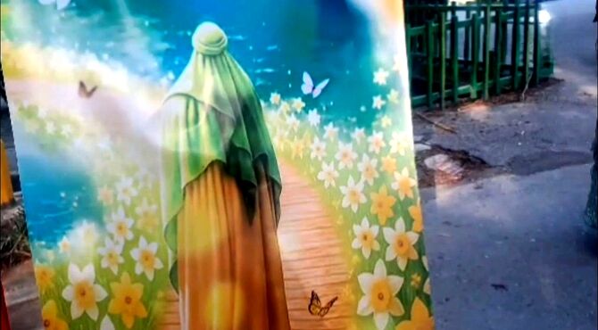 دانش‌آموزان فرزانگان ولادت حضرت ولی‌عصر(عج) را در بوستان ملت جشن گرفتند