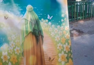 دانش‌آموزان فرزانگان ولادت حضرت ولی‌عصر(عج) را در بوستان ملت جشن گرفتند