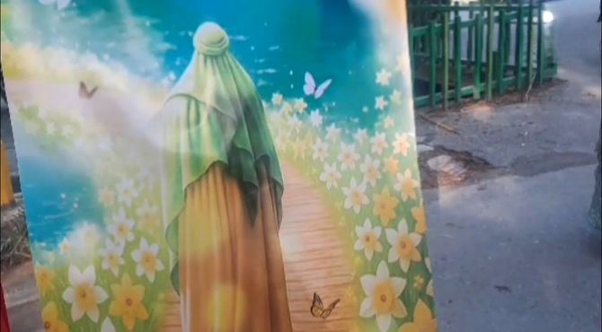 دانش‌آموزان فرزانگان ولادت حضرت ولی‌عصر(عج) را در بوستان ملت جشن گرفتند