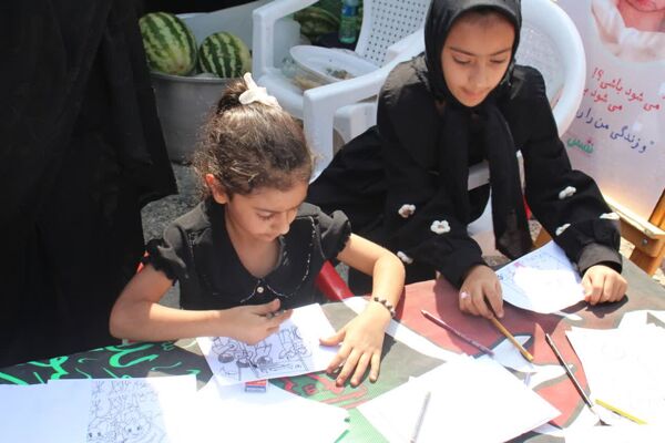راهپیمایی دلدادگان حسینی در شهرستان سمنان